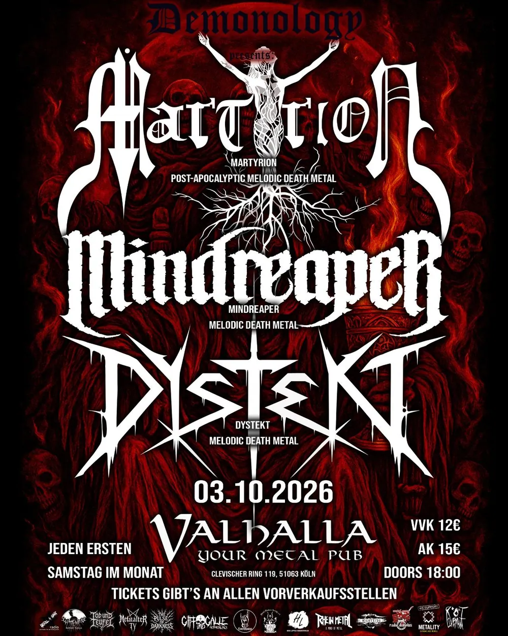 Demonology event flyer